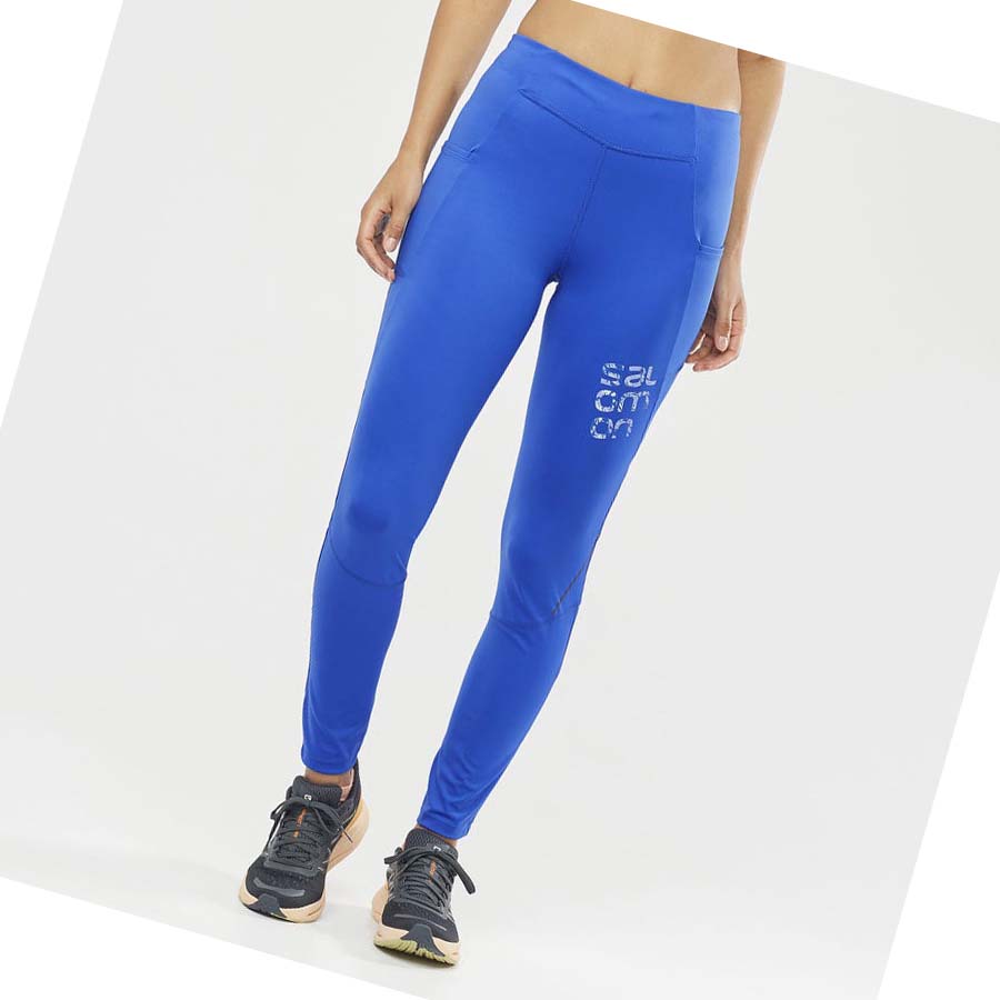 Pantalones Salomon CROSS RUN 28'' Mujer Azules | MX 2370EBC